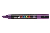 Lot de 6 Marqueurs pointe conique moyenne POSCA PC5M 1,8 - 2,5mm Violet POSCA