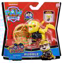 Pat patrouille ruben avec sac a dos et badge - figurine chien - paw patrol moto pups - spin master - 20130055