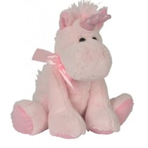 Peluche licorne rose 36cm - animaux fantastique - nicotoy - 5835910b