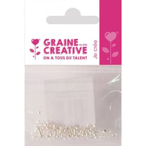 Graine Créative - Perles à écraser (Plombs) 2mm 60 pièces - Argenté