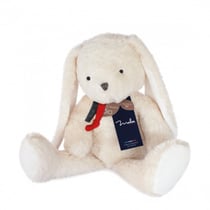 Peluche lapin en coton bio 40 cm - Maïlou Tradition
