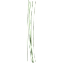 Fil métallique fleuriste, L : 30 cm, d 0,6 mm, vert, 20 pièces/ 1 Pq.