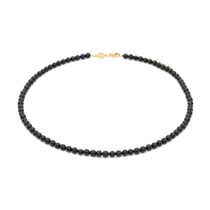 Collier Serena en pierres Obsidienne