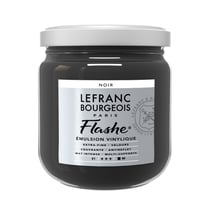 Peinture vinylique - Flashe - Noir - 265 - Lefranc Bourgeois - 400ml