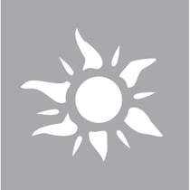 Graine Créative - Pochoir 8 x 8 cm Soleil
