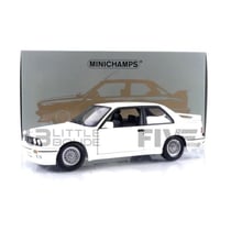 Voiture Miniature de Collection - MINICHAMPS 1/18 - BMW M3 E30 - Blanc