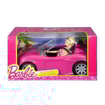 BARBIE- et sa voiture cabriolet
