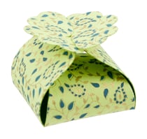 Boite en papier Florets Taj 5 pièces Anis