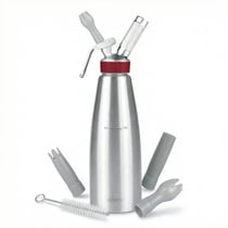 Siphon professionnel inox GOBEL - cuve inox - tête inox - 1L