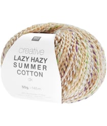 Pelote de coton à tricoter Creative LAZY HAZY SUMMER COTTON - Rico Design 35 Pêche