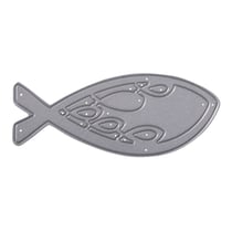à découper: Poisson, 8x3,1cm, 1 pce.