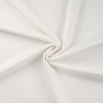 Tissu Jersey Scuba uni Blanc cassé - Au mètre