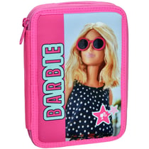 Trousse garnie Barbie Stars 18 CM - 2 compartiments