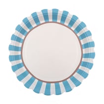 6 Assiettes Dolce Vita Bleu Ciel