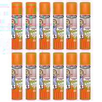 Lot de 12 bâtons de colle - Transparent - Papier - Carton - Ecole - Cléopâtre - 8G