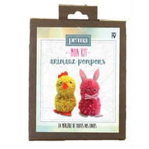 KIT Diy animaux pompons - Prima Mercerie