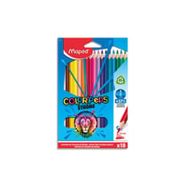 18 crayons de couleur - Ultra résistant - Color'Peps Strong - Maped