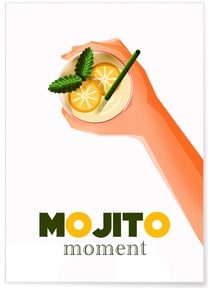 Affiche Mojito Moment | A3 : 29,7x42cm