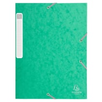 Boite de classement Cartobox Dos 25mm Carte lustrée - A4 - Vert - x 25 - Exacompta