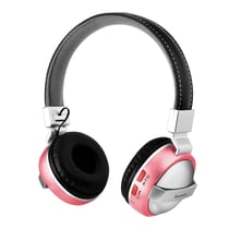 Casque Audio Bluetooth Sans Fil Qualité Stéréo Portée 10m Confortable Et Élégant Rose YONIS
