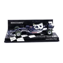 Voiture Miniature de Collection - MINICHAMPS - ALPHA TAURI AT02 - 1/43 - Turkish GP 2021 - Bleu/Blanc