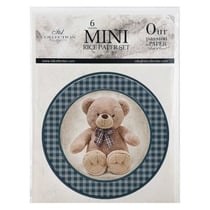 Lot de 6 papiers de riz assorties 14,8 cm Itd Collection ENFANT 047