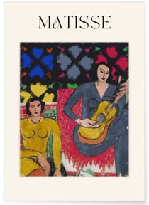 Affiche Matisse - Musiciens en Peinture | A3 : 29,7x42cm