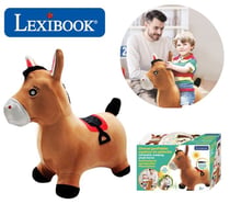 Porteur Poney Sauteur Gonflable Peluche - LEXIBOOK