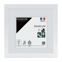 Cadre photo Karma blanc 30x30 cm