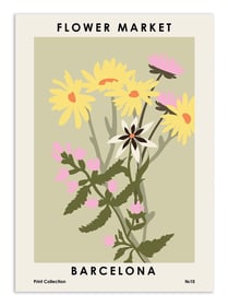 Affiche - Flower Market Barcelona - NKTN