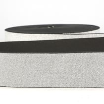 Elastique métal 40mm argent au mètre