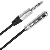 Câble micro Plugger Câble Jack femelle stéréo - Jack mâle stéréo 3m Touring
