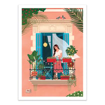 Affiche 30x40 cm - Barcelona - Petra Holikova