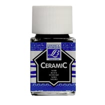 Peinture pour céramique - Noir - Lefranc Bourgeois - Flacon de 50ml