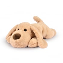 Peluche Chien beige - 40 cm - Les Allongés Stretch
