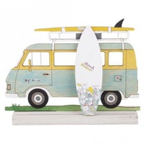 Silhouette en bois à customiser 20 x 14 cm - Camping-car