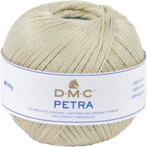 Pelote de laine - 100% coton - Ecru - 5712 - DMC - Petra - Longues fibres