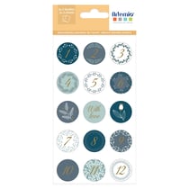 Stickers ronds pour Calendrier de l'Avent - Végétaux