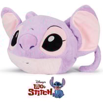 Coussin Peluche Chauffe-Mains Stitch Angel 3D Disney 3 en 1 - Rose