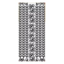 1 planche de stickers autocollants peel off doré DECORATION 6932