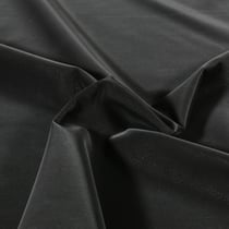 Tissu Simili cuir souple Premium toucher peau de pêche Noir