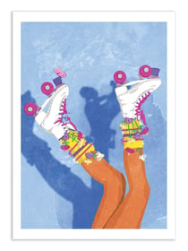 Affiche 50 x 70 cm -  Skate like a Girl - Raissa Oltmanns