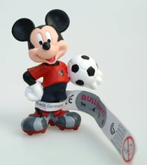 Figurine Mickey footballeur espagnol
