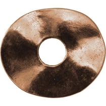 MégaCréa - Anneau donut ovale métal 40x35 mm Cuivré