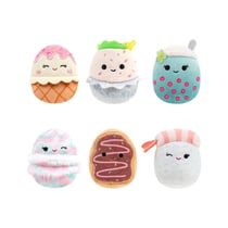 Squishville - Pack 6 peluches Mini Squishmallows Foodie Squad 5 cm