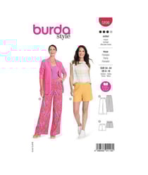 Patron Burda 5898 - Pantalon ajusté du 34 au 44 (FR) taille n°FR 34-44