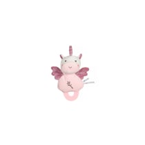 Doudou de dentition Bebe Bamboo - Licorne - 17 cm s/carte