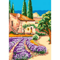 Princesse - Canevas antique Souvenirs de Provence 32x50 cm