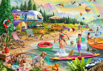 Puzzle 1000 pièces - Camp d'Eté de Lakeside - Bluebird Puzzle