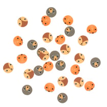 Confettis Animaux de la Forêt - Recyclable